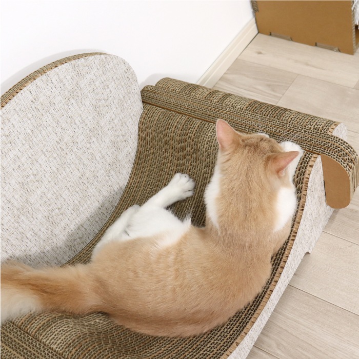 KM トトノイ-キャットソファ・爪研ぎ KM-AW-023-01 【1個】 全3色