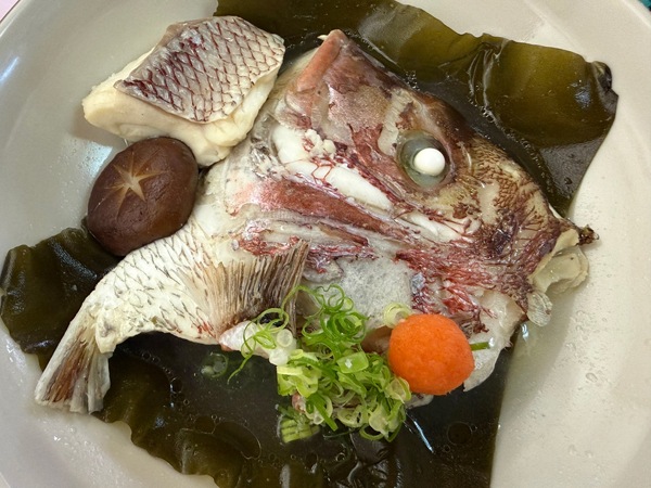 恵比寿鯛骨蒸し