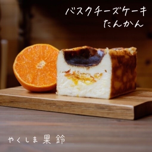 屋久島のバスクチーズケーキ 【たんかん】 | 果鈴オリジナル商品