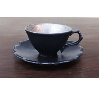 萩焼 凛花珈琲(シルバー×ブラック) | すべての商品 | jimotto（じもっと）