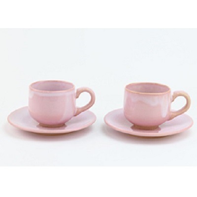 萩焼 ガラス釉ペア珈琲（ソライロ・モモイロ） | すべての商品 