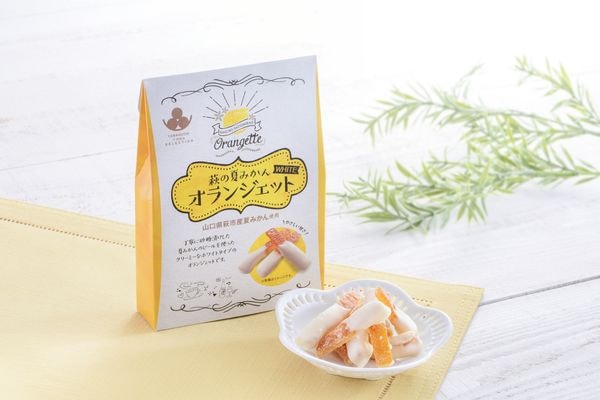 萩の夏みかんオランジェット（ダーク・ホワイト）