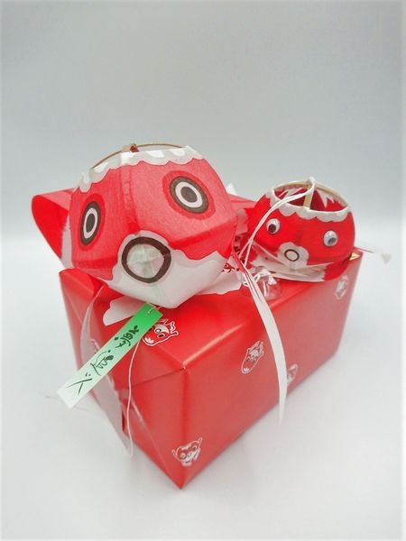 金魚ちょうちん詰合せっと“琴”(小+吸盤付・目動)