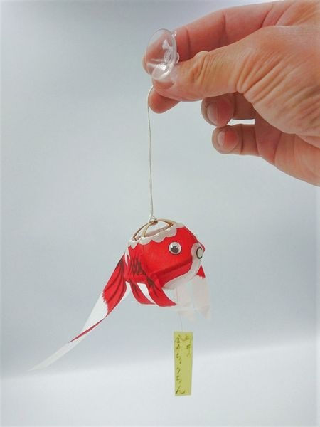 金魚ちょうちん詰合せっと“琴”(小+吸盤付・目動)