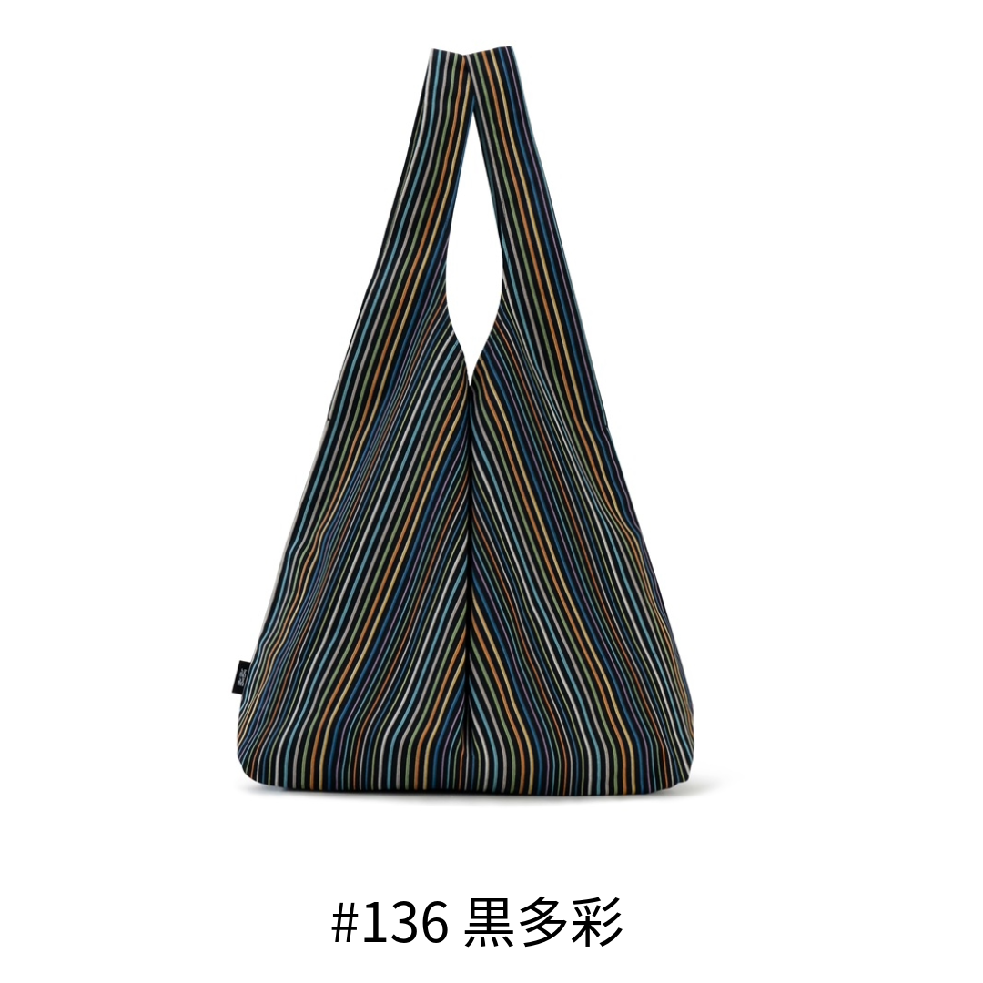 【送料込】小倉 縞縞　シンプルショルダーバッグM