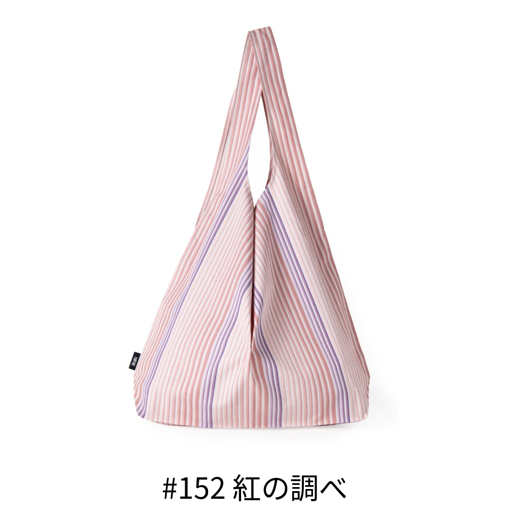 【送料込】小倉 縞縞　シンプルショルダーバッグM