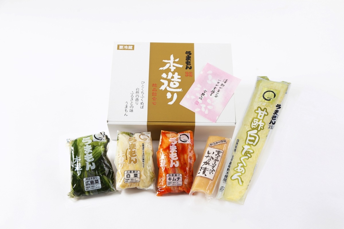 【送料込】うまもん本造りたくあん詰合せ
