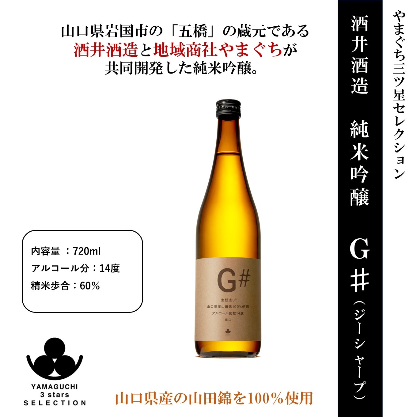 酒井酒造の日本酒2本セット（G#・五橋）