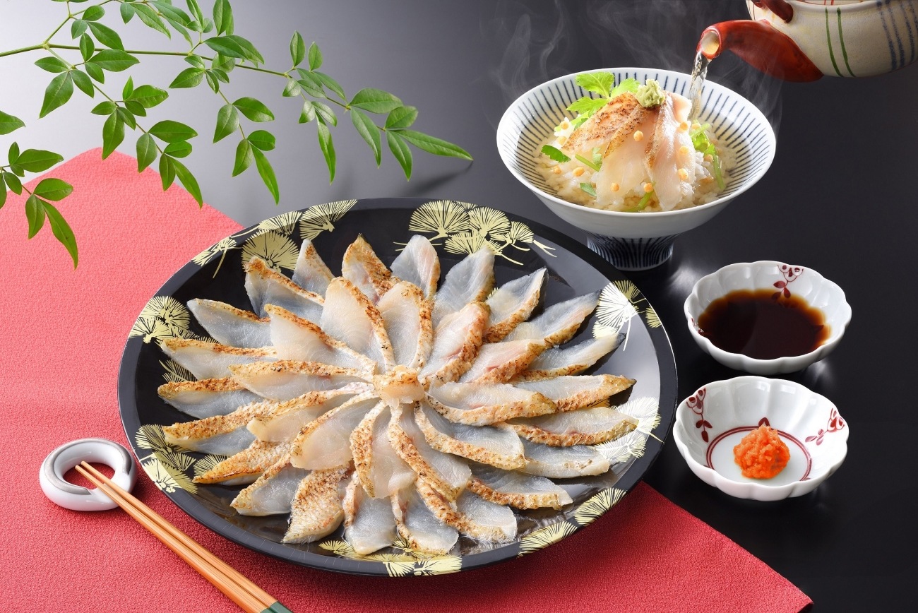 のどぐろ炙り刺しセット