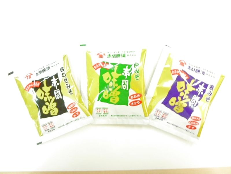 フリーズドライ味噌汁６袋入＜３種×各２袋＞（合わせ・ワカメ/麦みそ・揚げナス/白みそ・青さ）