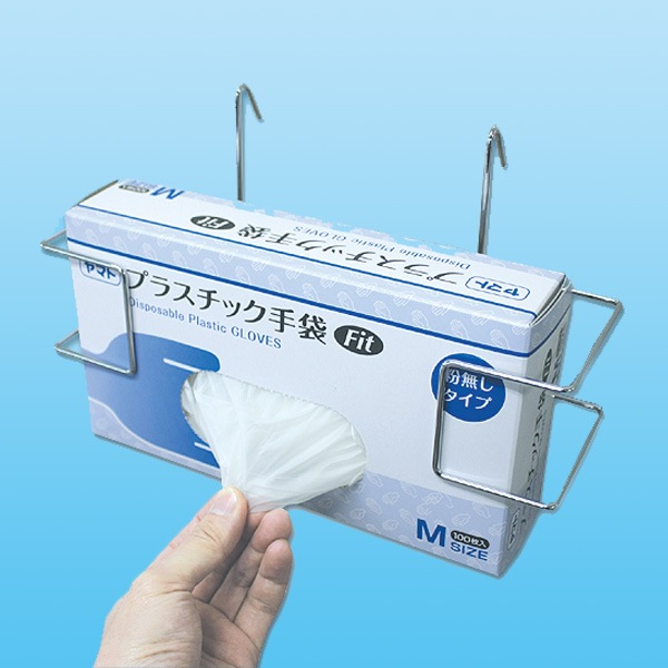 ヤマト プラスチック手袋Fit S 100枚【粉なしプラスチック手袋