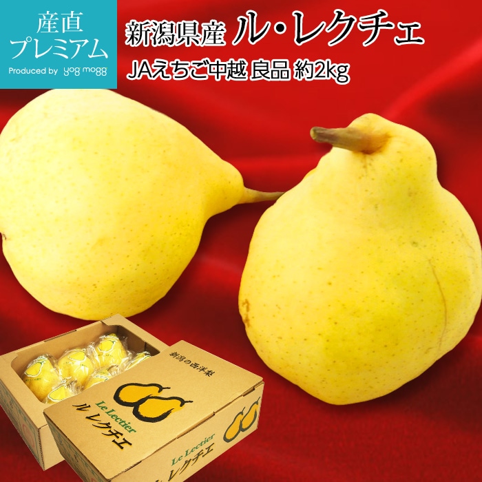 洋梨 ルレクチェ 良品 約2kg 5～8玉 新潟県産 産地直送<br>【ル
