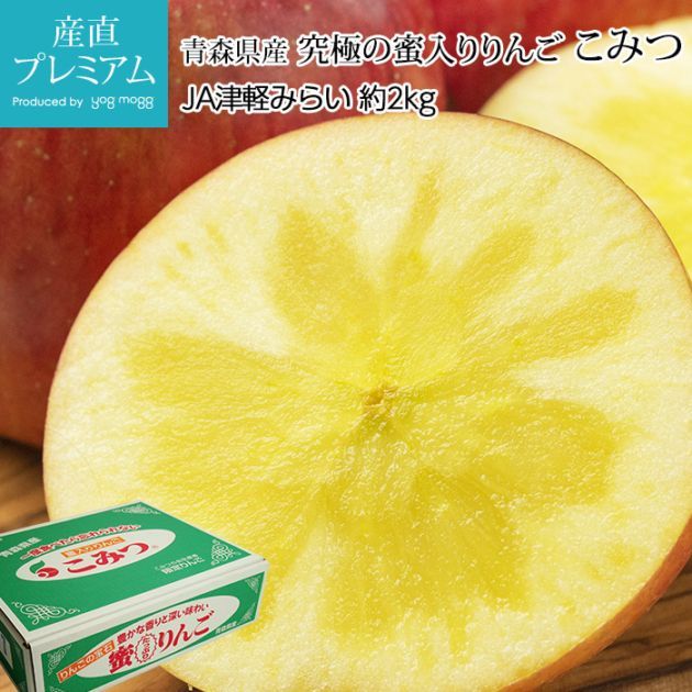 りんご 究極の蜜入りりんご こみつ 約2kg 7～13玉 青森県産 産地直送