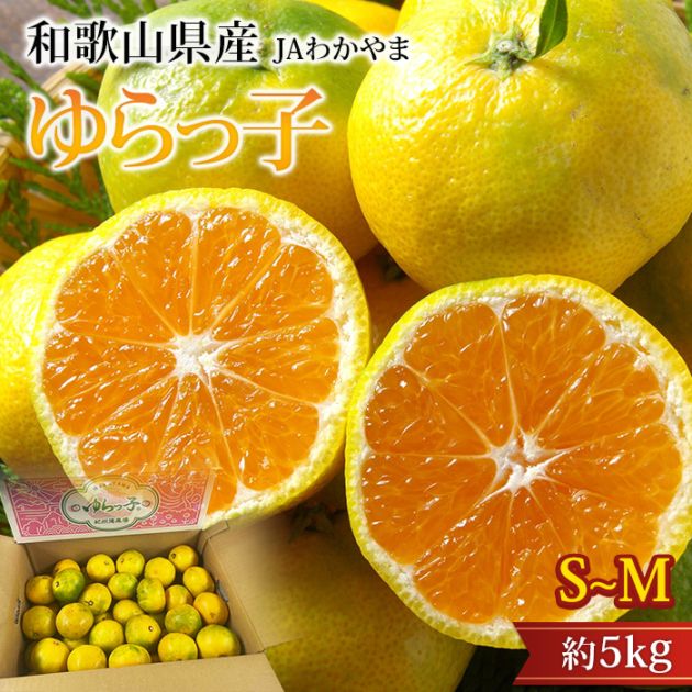 みかん ゆら早生みかん ゆらっ子 約5kg S～Mサイズ 和歌山県産<br
