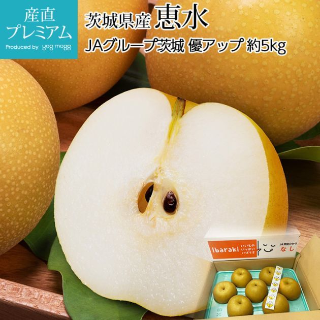 ⚠️ Kei ♡⚠️茨城県産　梨/恵水　秀品/5キロ 梨 恵水 優アップ 約5kg 8～12玉 茨城県産<br>【なし ナシ けい