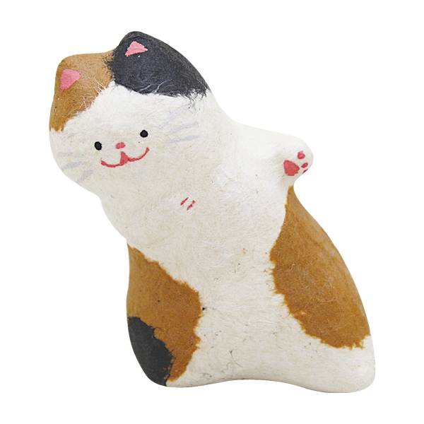 ちぎり和紙 のぞき猫