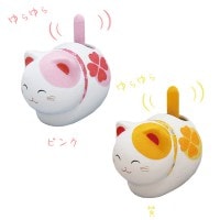 ゆらゆらソーラー 風水座り猫|置物・お飾り|猫グッズ