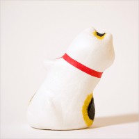 ちぎり和紙　のぞき招き猫|置物・お飾り|猫グッズ