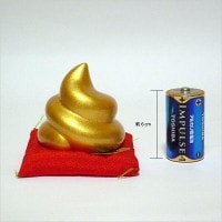 (大)金のうんこ貯金箱 (パール金)