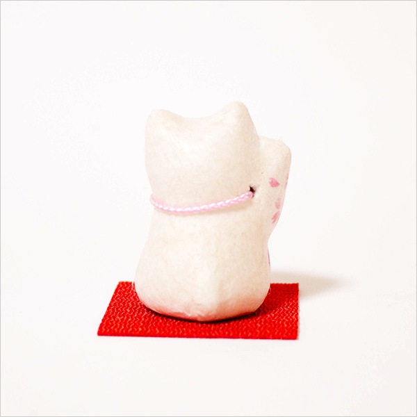 ちぎり和紙和の彩り 招き猫(ミニ) 桜