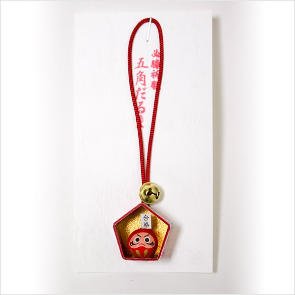 五角だるまストラップ 3個セット