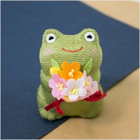 お花の贈り物　かえる|かえるグッズ