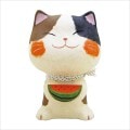 ちぎり和紙　幸せ多良福スイカねこ(小)|夏|季節もの