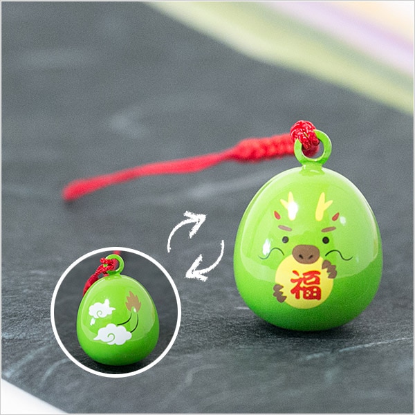 水琴鈴 根付け 十二支（辰）