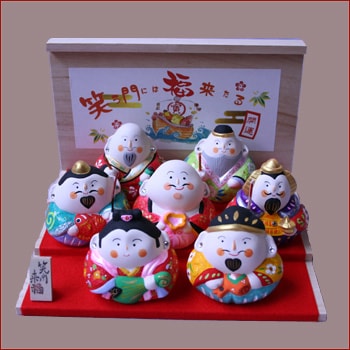 七福神セット 楽天市場】【メーカー直送品】インテリア 二福神 七福神セット