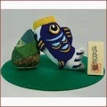 だきつき　ふわふわ鯉　竹の子|端午の節句|置物