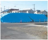 OSシート ＃2500 ブルーシート 国産 1.8m×2.7m（30枚入）|ブルーシート|シート・フィルム・カバー