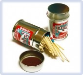 ピース印 アウトドア・スチール缶マッチ（10缶入）|防災セット|防災用品