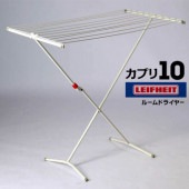 ライフハイト LEIFHEIT ルームドライヤー カプリ10 1台 洗濯物干し フェイスタオル約30枚干せる 折り畳み式|内装建材|建築資材