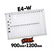 サンコー 月予定表 スケジュールボード E4-W ホワイトボード 900mm×1200mm 縦書き2段仕様|掲示ボード・スタンド|オフィス・店舗