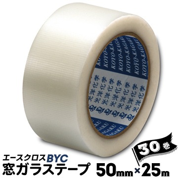 ���β��� ������������ BYC �ɺ����륬�饹�ơ��� 50mm��25m 30�� �륬�饹�δʰ������ɻ�������