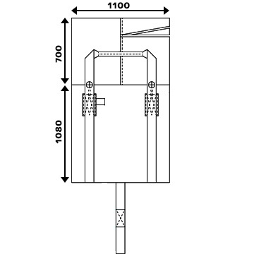 ����� �ե쥳��Хå� �ݷ� ML-1K ��1100�߽�1080mm 10��