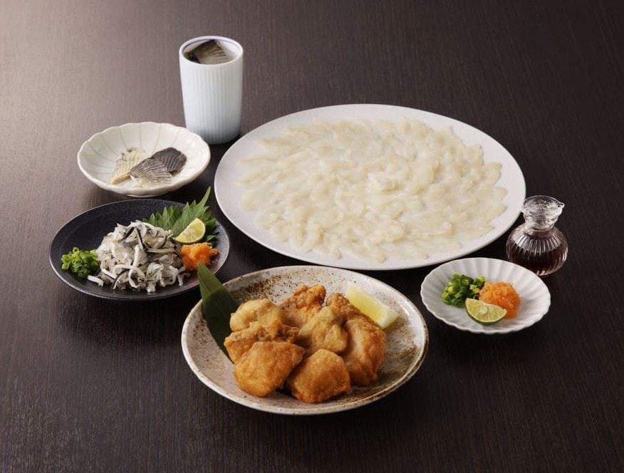 漁協直送！とらふぐ唐揚げ付き！とらふぐ刺身セット