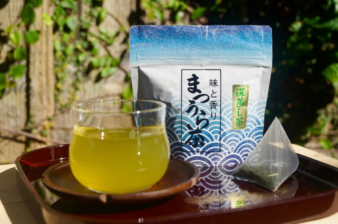 深蒸し製法で作られた味わいあるお茶「まつうら茶」ティーパック4種セット