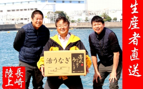 数量限定!海水かけ流しうなぎ蒲焼2尾
