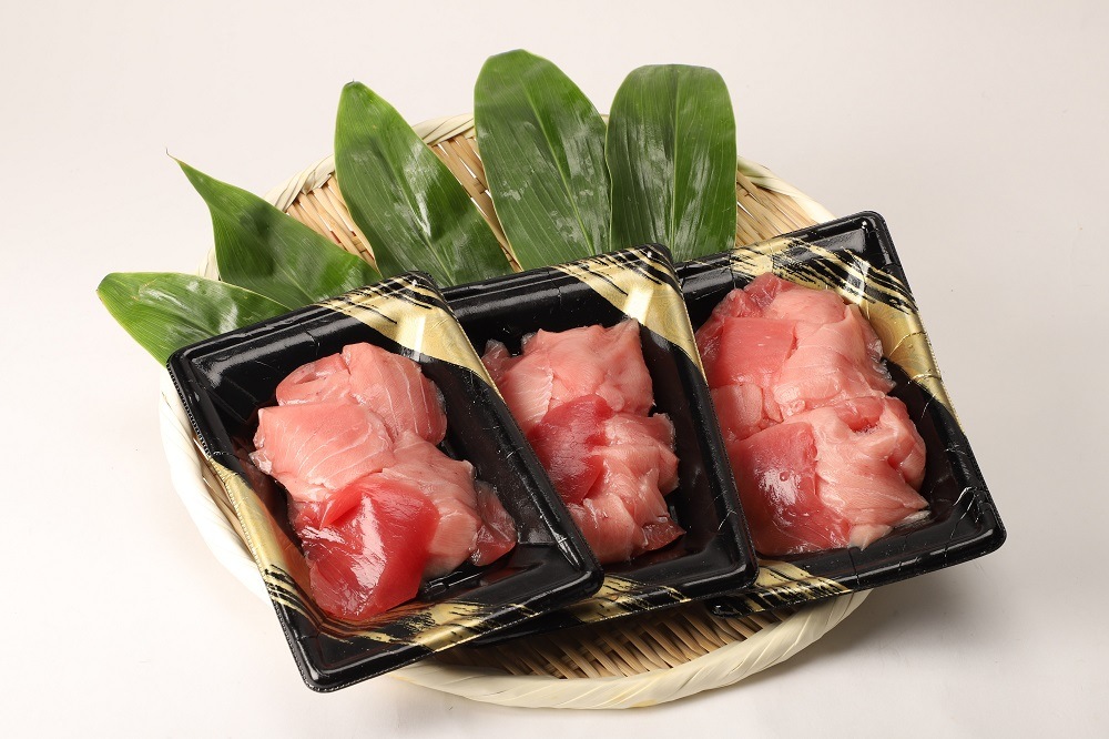 【訳あり】長崎県産本まぐろ贅沢盛り100g×3パック