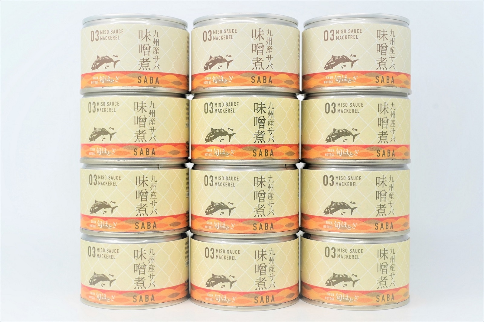 缶詰工場直送　伝統のさば缶「旬ほとぎ」味噌煮12缶