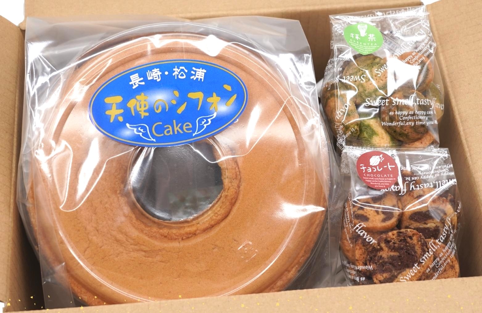 天使のシフォンケーキとクッキー