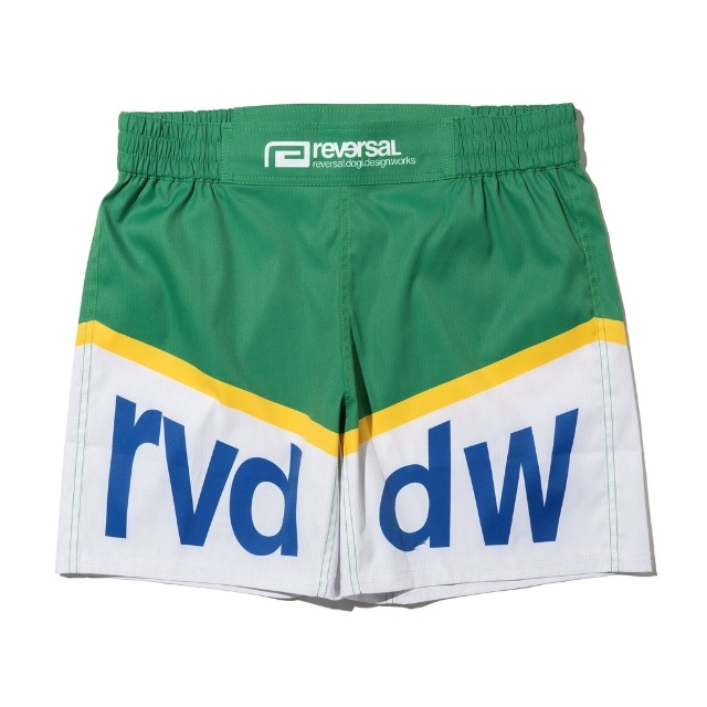 COLOR BLOCK FIGHT SHORTS (SHORT LENGTH / NO POCKET)