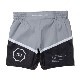 COLOR BLOCK FIGHT SHORTS (SHORT LENGTH / NO POCKET)