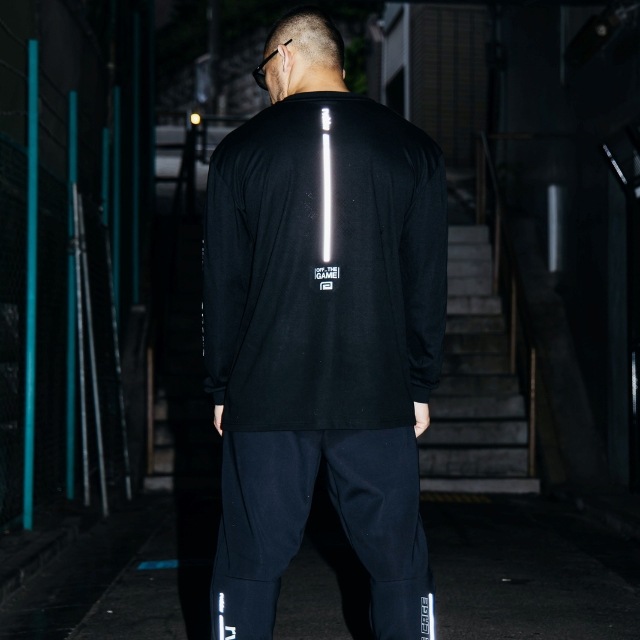 OFF_THE CAGE Reflective Long Sleeve Tee