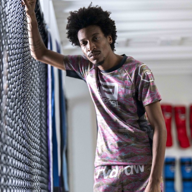 POUNCER CAMO SHORT RASH GUARD