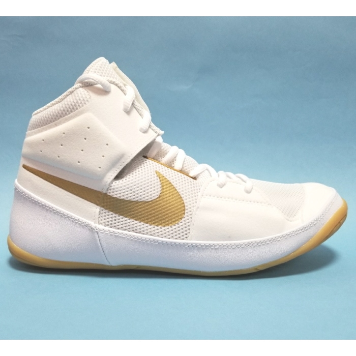 NIKE ボクシングシューズ ホワイト/ゴールド