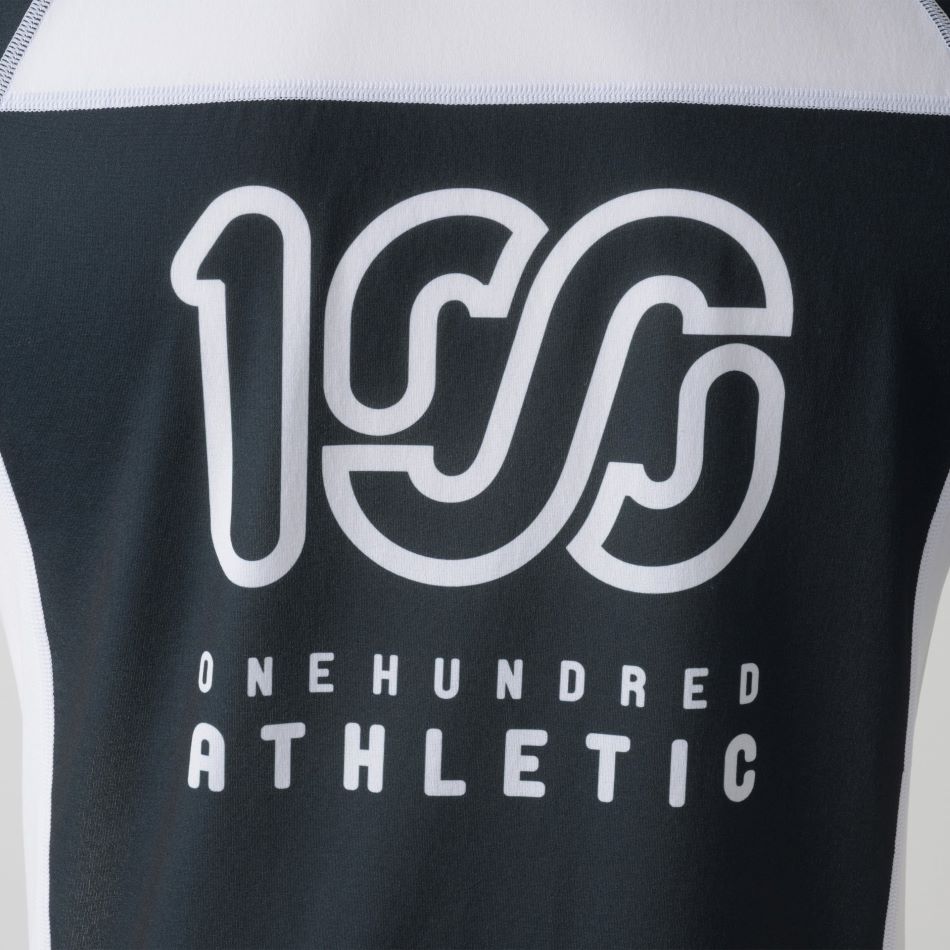 100A STRETCH DRY VNECK S/S RASH GUARD