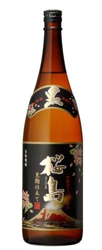 桜島　黒麹仕立て　芋焼酎 25度 　6本 楽天市場】芋焼酎 黒麹仕立て 桜島 25度 1800ml 紙パック 6本