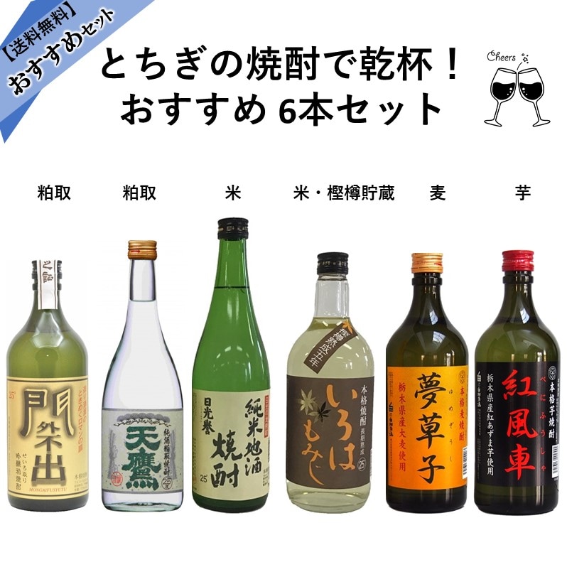 JAPAN】焼酎 6本 鹿児島限定焼酎 《芋焼酎 セット》 善左衛門 天無双